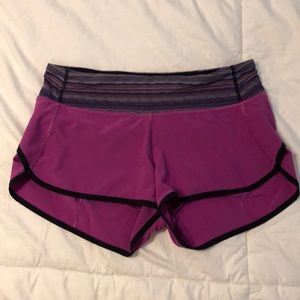 Gently used lululemon speed shorts